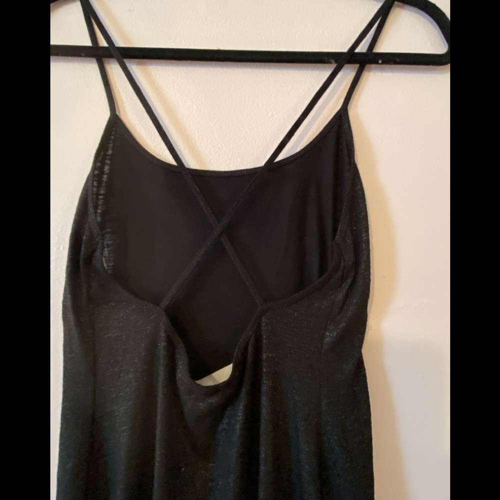 RACHEL. Rachel Roy black dress with gold shimmer. Size S. - Picture 6 of 8